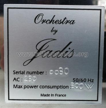 Orchestra Black-Silver ; Jadis Electronics, (ID = 2054659) Ampl/Mixer