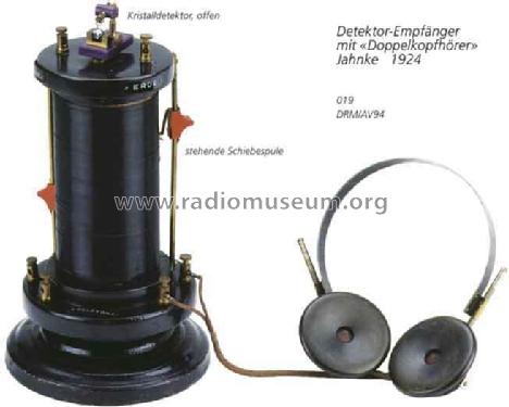 Detektor-Empfänger ; Jahnke, Ernst, (ID = 1761) Crystal