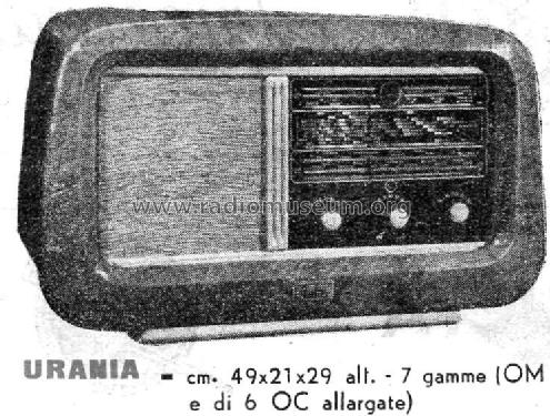 Urania ; Jahr, A. Hugony; (ID = 2023086) Radio