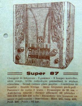 Super 87; Janfred; Paris (ID = 1811829) Radio