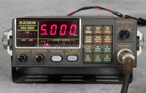 2M FM Transceiver PCS-2000; Japan Piezo Co. Ltd. (ID = 1674835) Amat TRX