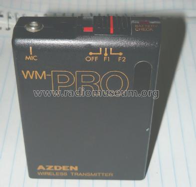 Wireless transmitter & Receiver WM-PRO, WR-PRO; Japan Piezo Co. Ltd. (ID = 1849851) Commercial TRX