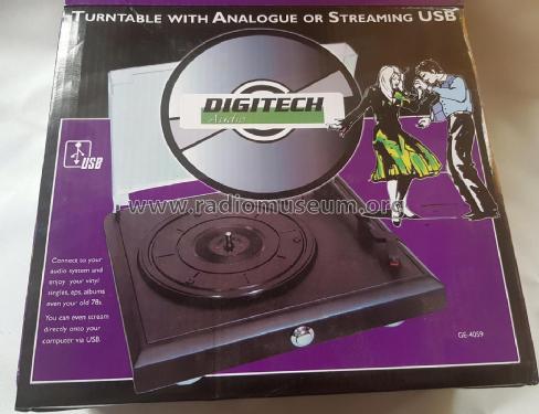 Digitech Turntable Player GE-4059; Jaycar Electronics; (ID = 2537535) Enrég.-R