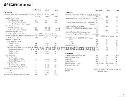 MCS Series Stereo Receiver 3253 Catalog No.: 853-1162; JCPenney, Penney's, (ID = 1926183) Radio