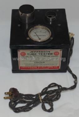 Tube Tester ; Jefferson Electric (ID = 1546294) Equipment