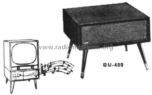 DU-400 TV Duette ; Jensen Radio (ID = 404374) Speaker-P