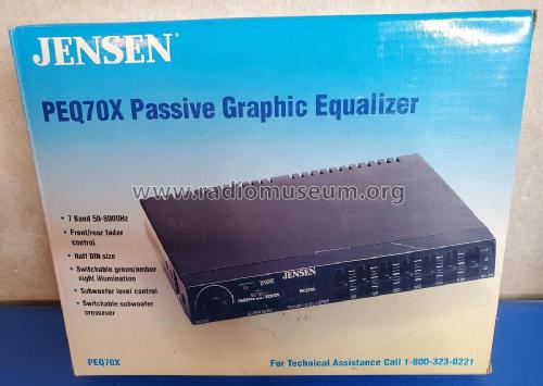 Passive Graphic Equalizer PEQ70X; Jensen Radio (ID = 2839844) Ampl/Mixer