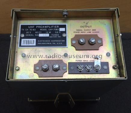 UHF Preamplifier UAP-7083; Jerrold Electronics (ID = 2019294) HF-Verst.