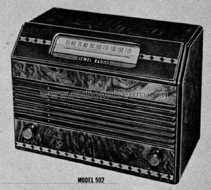 Jewel 502A ; Jewel Radio Corp.; (ID = 829684) Radio