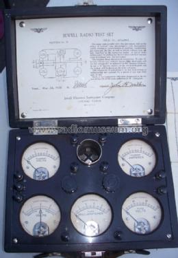 Jewell Radio Test Set Pattern No. 95; Weston Electrical (ID = 1095170) Equipment