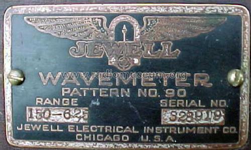 Jewell Wavemeter Pattern No. 90; Weston Electrical (ID = 958397) Equipment