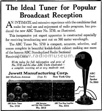 ABC Combination Detector and Amplifier No. 5013; Jewett Manufacturing (ID = 1000415) mod-pre26