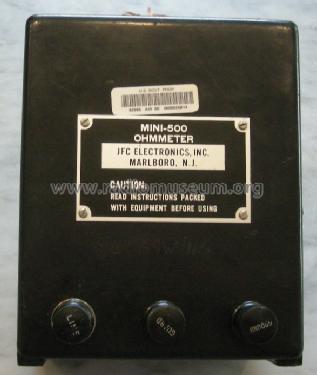 Ohmmeter Mini-500; JFC Electronics Inc. (ID = 1505656) Ausrüstung