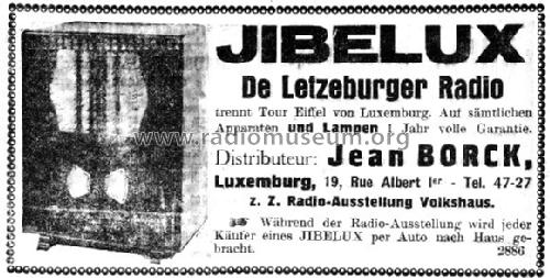 Modèle 1935 ; Jibelux, Jean Borck; (ID = 1530173) Radio