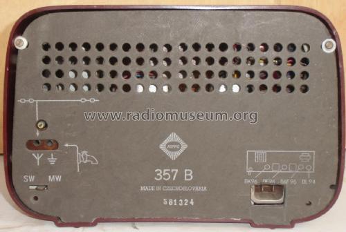 Kovo - Radio Receiver - Empfänger - Récepteur 357 B; Jiskra, Výrobní (ID = 2597704) Radio