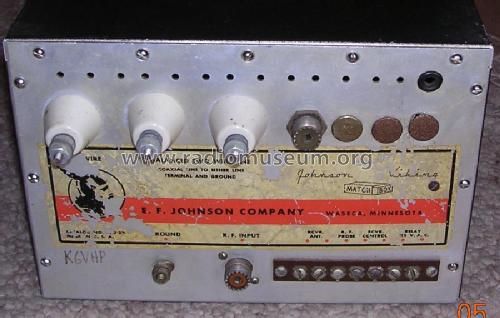 Antenna Matchbox 250-23; Johnson Company, E.F (ID = 1245064) Antenna