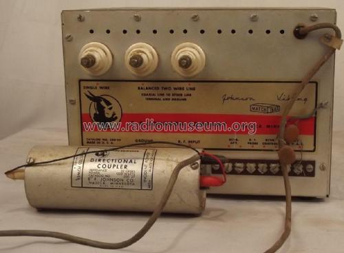 Matchbox Antenna Coupler 250-23-3; Johnson Company, E.F (ID = 1811495) Antenna