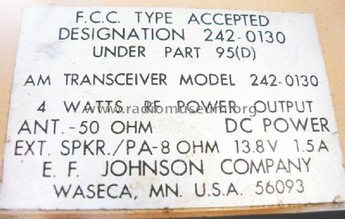Messenger 130 242-0130; Johnson Company, E.F (ID = 1788133) CB-Funk