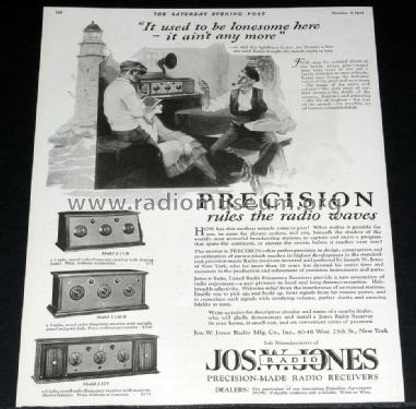 J175; Jones Radio Mfg. Co. (ID = 1179243) Radio