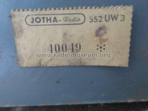 552UW3; Jotha-Radio, El.-App (ID = 1876789) Radio