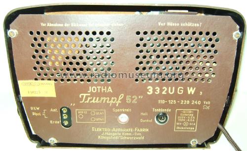 Trumpf 52 332UGW3; Jotha-Radio, El.-App (ID = 3172130) Radio