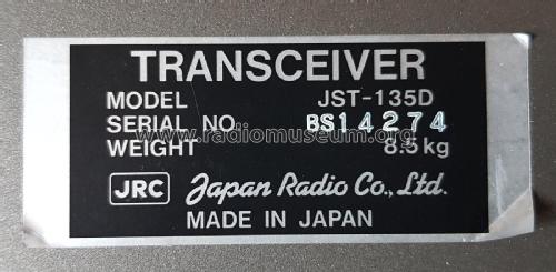 JST-135; JRC Japan Radio Co., (ID = 2623388) Amat TRX