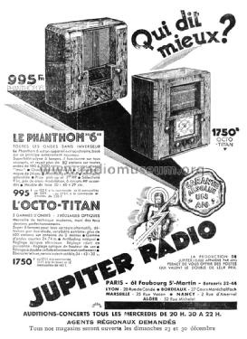 Phantom 6 ; Jupiter-Radio - voir (ID = 1835197) Radio