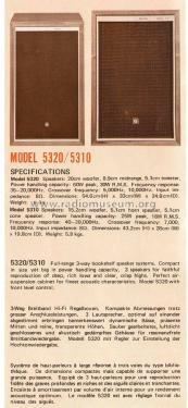 3-Way Speaker System 5320; JVC - Victor Company (ID = 2851930) Lautspr.-K