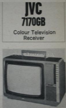7170GB; JVC - Victor Company (ID = 861542) Television