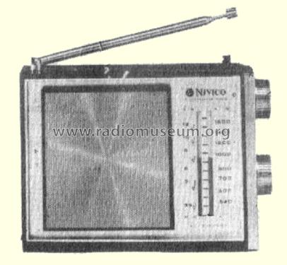 Nivico 8-Transistor 2-Band Portable radio A-730S; JVC - Victor Company (ID = 2510917) Radio