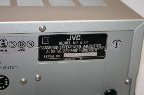 A-X4; JVC - Victor Company (ID = 2880284) Ampl/Mixer