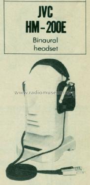 Binaural headset HM-200E; JVC - Victor Company (ID = 867861) Lautspr.-K