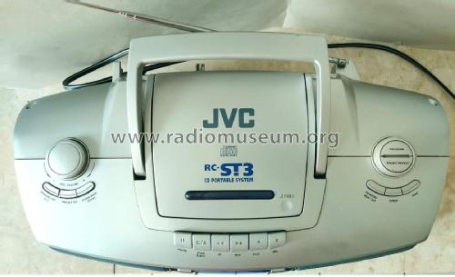 CD Portable System RC-ST3; JVC - Victor Company (ID = 2758991) Radio