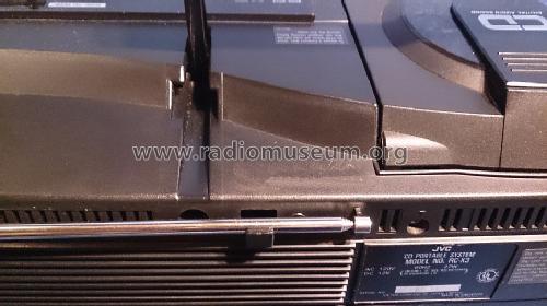 CD Portable System RC-X3; JVC - Victor Company (ID = 1536281) Radio