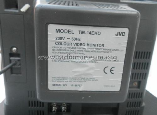 Colour Video Monitor TM-14EKD; JVC - Victor Company (ID = 1722281) Television