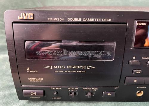 Double Cassette Deck TD-W254BK; JVC - Victor Company (ID = 2852073) R-Player