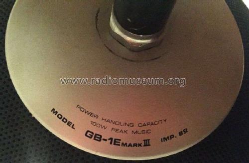 Globe Speaker System GB-1E MARKIII; JVC - Victor Company (ID = 2451967) Speaker-P