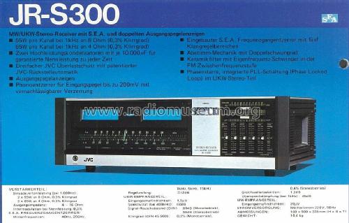 JR-S300; JVC - Victor Company (ID = 577044) Radio
