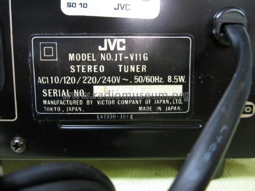 FM/AM Stereo Tuner JT-V11G; JVC - Victor Company (ID = 2558509) Radio