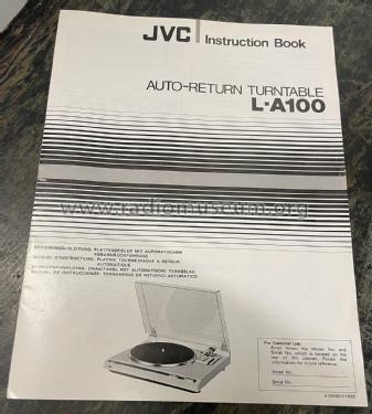 L-A100; JVC - Victor Company (ID = 2876704) R-Player