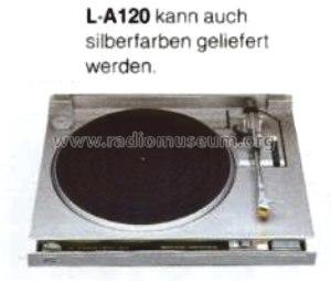 Auto-Return Turntable System L-A120; JVC - Victor Company (ID = 561239) R-Player