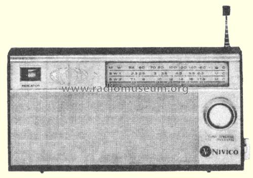 Nivico Super Sensitive 10 Transistor Saturn Deluxe 10A-337; JVC - Victor Company (ID = 2510515) Radio