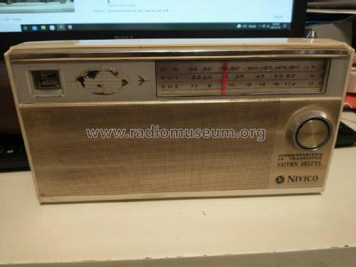 Nivico Super Sensitive 10 Transistor Saturn Deluxe 10A-337; JVC - Victor Company (ID = 2719097) Radio