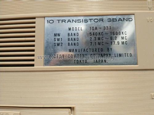 Nivico Super Sensitive 10 Transistor Saturn Deluxe 10A-337; JVC - Victor Company (ID = 2719099) Radio