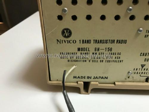 Nivico All Transistor Radio 6H-156; JVC - Victor Company (ID = 2354338) Radio