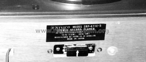 Nivico Stereo Record Player SRP-471E-5; JVC - Victor Company (ID = 1645622) Reg-Riprod