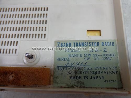 Nivico Transistor Eight Two Band Portable 8A-2; JVC - Victor Company (ID = 1723531) Radio