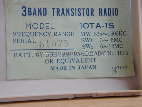 Nivico Three Band - Transistor 10 10TA-1S; JVC - Victor Company (ID = 644519) Radio