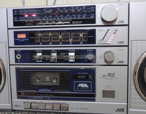 Portable Component System PC-150C; JVC - Victor Company (ID = 1460100) Radio