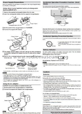 Portable Minidisc Player XM-PJ1 BU; JVC - Victor Company (ID = 1523283) R-Player